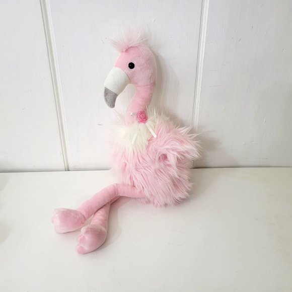Aurora Toys Purely Luxe Pink Flamingo Plush Stuffed Animal 20" - Picture 3 of 7